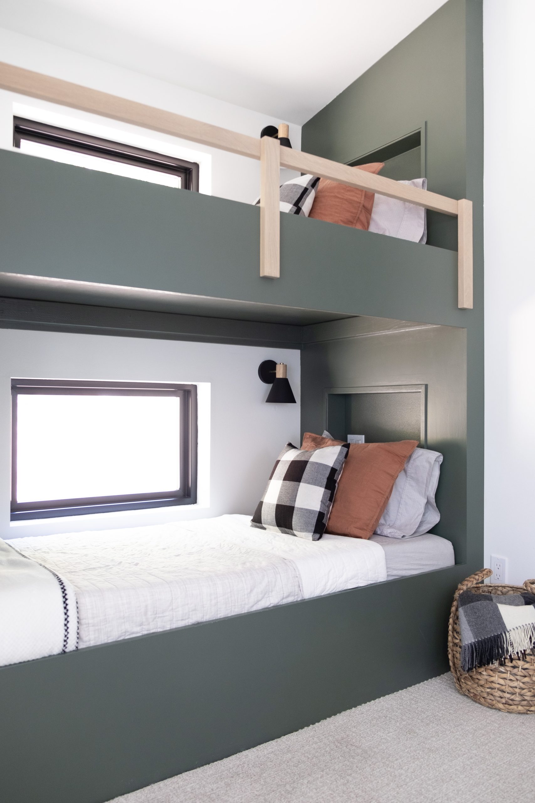 Bunk Room Bunk Bed Modern Mountain Bunk Room