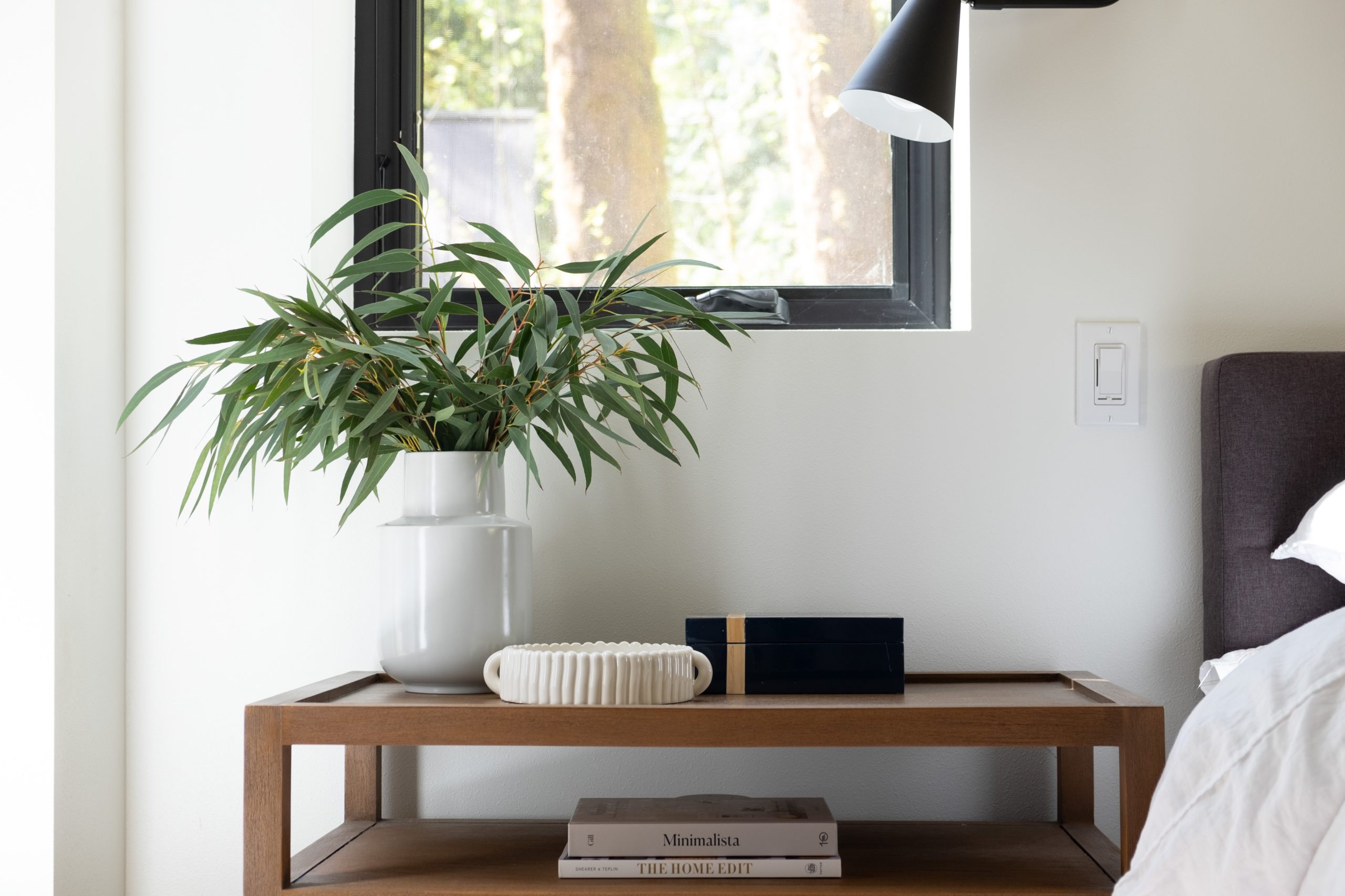 nightstand styling interior design