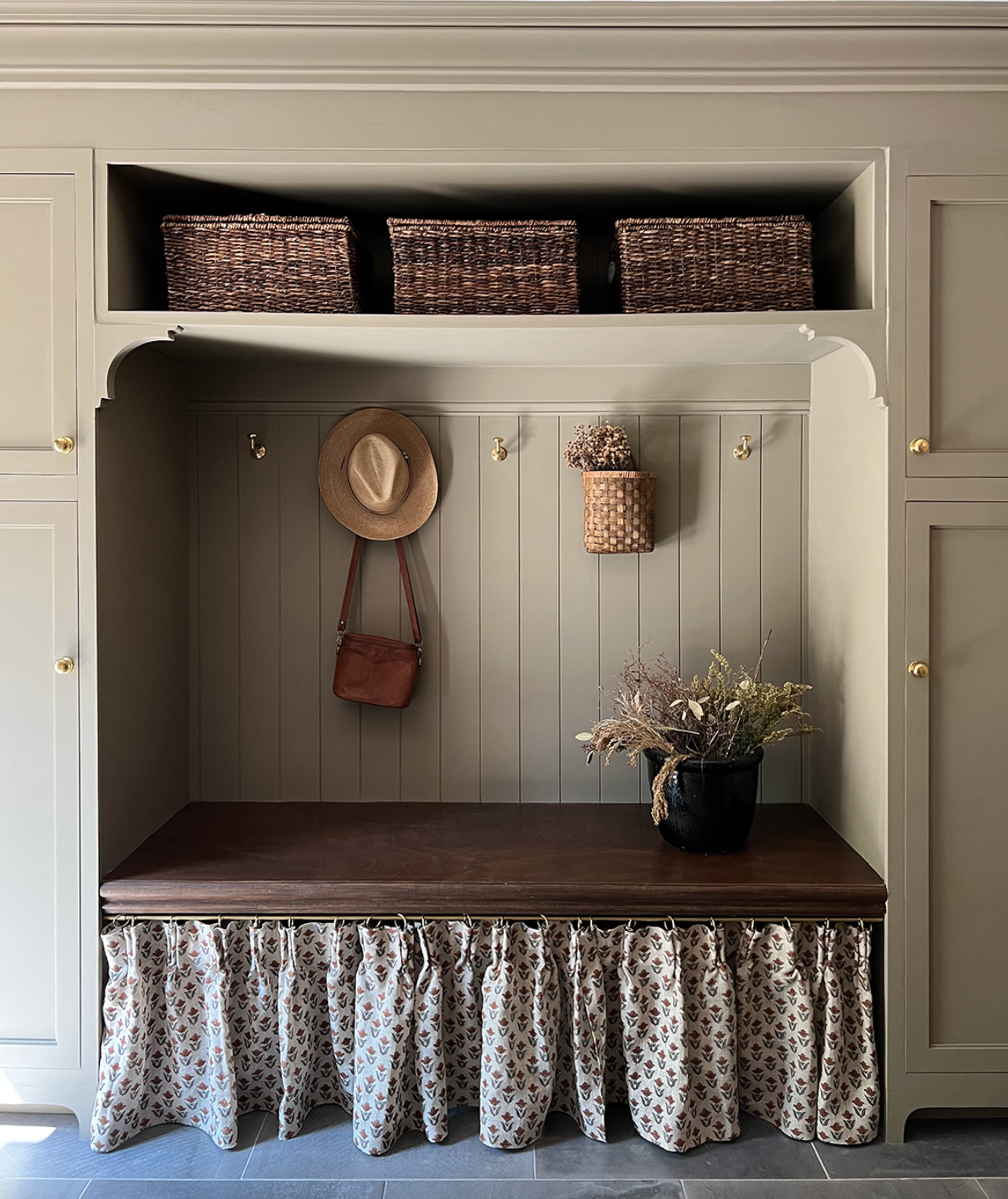 organized mudroom