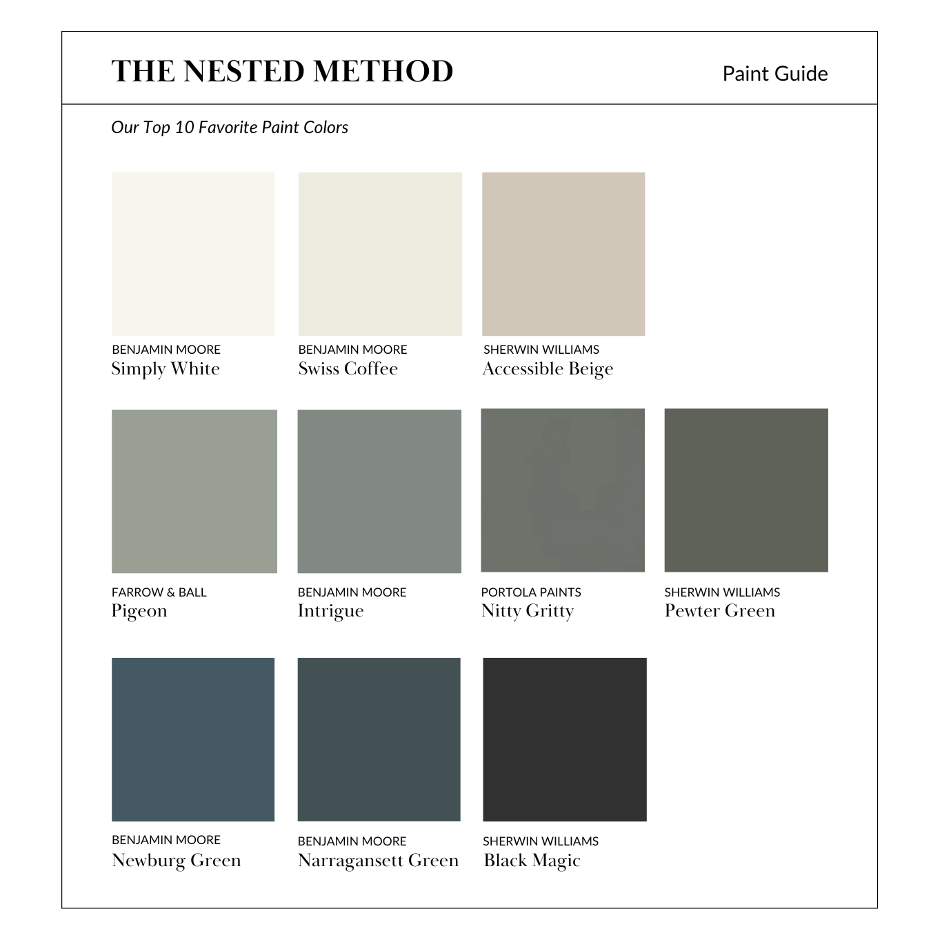 Top Paint Colors