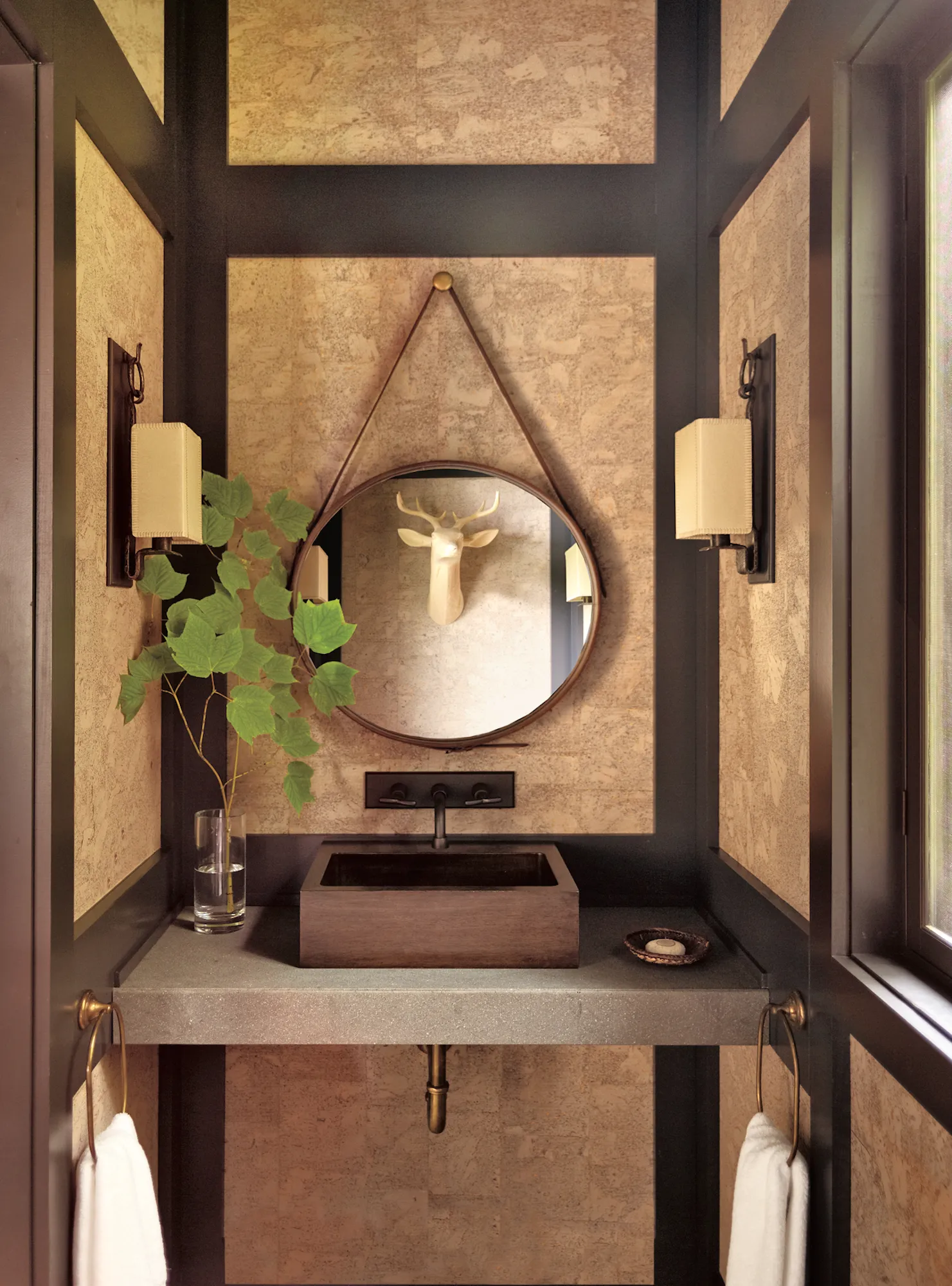 using cork in interior design