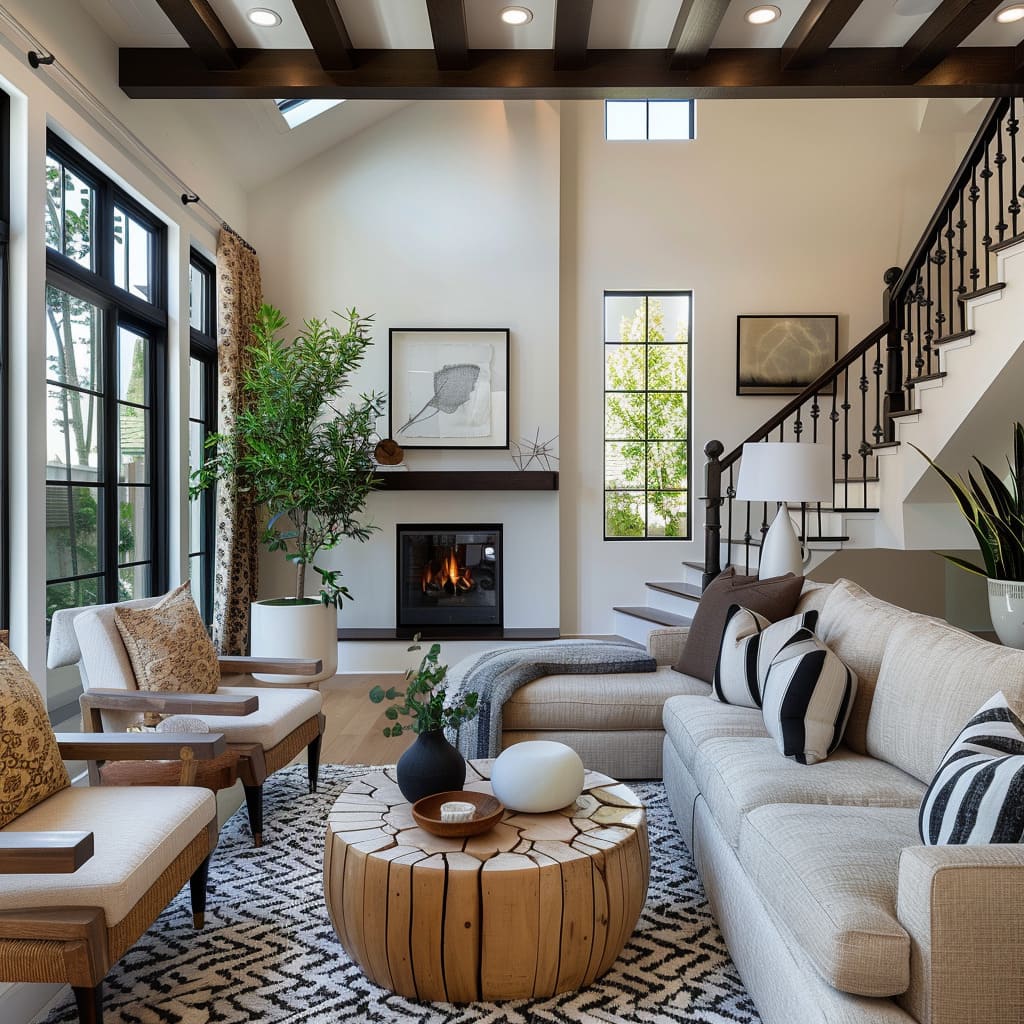 using plants indoors interior design